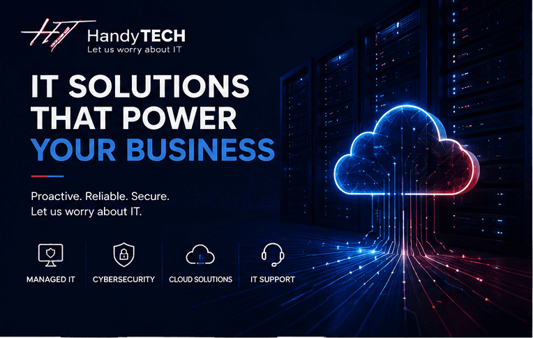 HandyTECH — IT solutions that power your business: managed IT, cybersecurity, cloud solutions, and IT support.